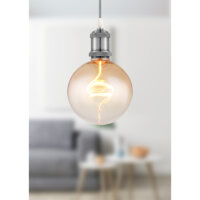 LED BULB LED žárovka, sklo jantarové, o:
