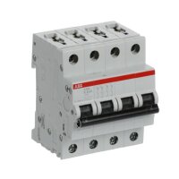 S204-K40 4 fázový jistič 40 A char. K 6kA ABB 2CDS254001R0557