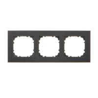 Rámeček 3 násobný černá matná KONTAKT SIMON TRD3.166/149