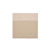 Kryt pro dvojité žaluzie pro spínače a elektronické ovládání krémová DKE12/41