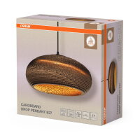 Decor Cardboard Drop Pendant E27 Brown OSRAM 4099854458880