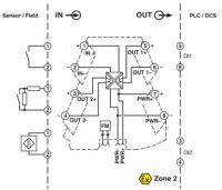 Oddělovací spínací zesilovač MINI MCR-2-NAM-2RO PHOENIX CONTACT 2902004