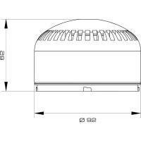 Modul multifunkčního LED svítidla SIR-E LED S IP66 87-105dB zelená allCOLOR