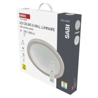 LED přisazené svítidlo SABI, kruhové 30W, stmív. se změnou CCT EMOS ZM5111