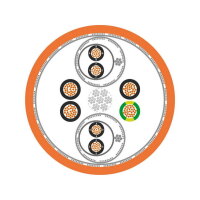 Servokabel ÖLFLEX SERVO 719 CY 4G2,5+2x(2x1) LAPP 1020026