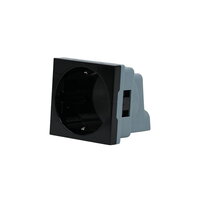 Zásuvka pro nástěnný držák displeje SHELLY SOCKET WALL DISPLAY BLK (Schuko)černá