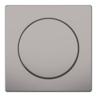 Centrální deska, Merten System D, s otočným knoflíkem, nikl kovová, kov