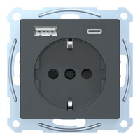 MEG2367-0414 Zásuvka Schuko, Sys-M, USB