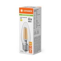 Světelný zdroj LED CLASSIC B DIM P 5.9W 827 Clear E27 LEDVANCE 4099854777967