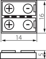 Konektor pro LED pasky CONNECTOR RGB 10 KANLUX 19038