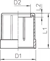 OBO 2047837 Koncovka 129 M25