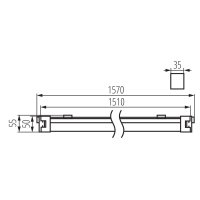 Liniové svítidlo LED TP SLIM TW LED 50W-NW KANLUX 27118