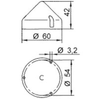 Krytka CTL 600 modrá SIRENA 71190