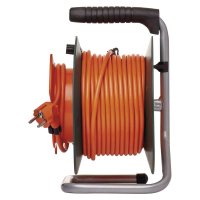 Prodlužovací kabel na bubnu 1 zásuvka 25M 1,5MM SCHUKO Emos P09325