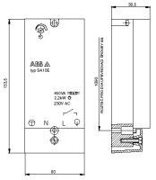 ABB SA10E-230 Ovládač časový zapínací, elektronický