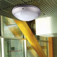 Stropní a nástěnné svítidlo Polar 380t šedá 100W IP65 E27 COMPOLUX 916933/54