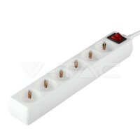 6 Ways Socket With Switch (3G 1.5MM2 X 5
