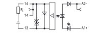 859-797 Modul s optočlenem DC 12 V, Šedá