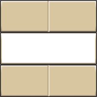 Středový kryt 4xbezpot.tlačítko 24V+LABEL-GOLD COATED NIKO 221-40250