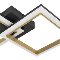 Stropní svítidlo CALLIERA LED 525X310 SCHWAR/bílá 4000K 18,4W IP20 EGLO 901225