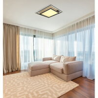 Stropní svítidlo JORRY černá LED 40W 230V, 230-2300lm CCT GLOBO 67283-40