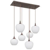 Závěsné svítidlo MAXY kávová 6x E27, max. 2 40W 230V GLOBO 15548-6HC
