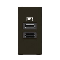 MOSN 2XUSB-C NABÍJEČKA 3A 1M ČERNÁ