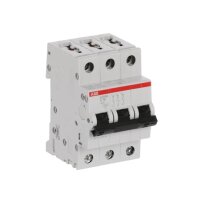 S203M-C10 3 fázový jistič 10 A char. C 10kA ABB 2CDS273001R0104