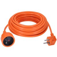 1z prodlužovací přívod - spojka, 15m, 3 x 1,5mm2, oranžová SOLIGHT PS12O