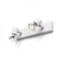 TRICA II nástěnná bílá 230V GU10 2x25W RENDL R13373