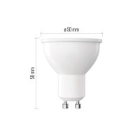 LED žárovka Classic MR16 GU10 7 W (60 W) 800 lm teplá bílá stmívatelná ZQ8E42D