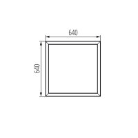 ADTR PT 6060-W Rámeček pro LED panel KANLUX 27608