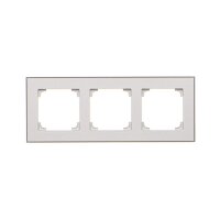 Rámeček 3 násobný hliníková KONTAKT SIMON TRD3.149/143