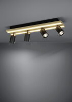 Stropní svítidlo GESTEIRA LED 33W IP20 černá/dřevo EGLO 390524