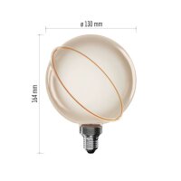 LED žárovka DECO G130SRA, E27, 4 W (22 W), 220 lm, flame EMOS Z5CS11