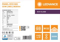 LED panel ECO 600 E 33W 865 LEDVANCE 4099854726903