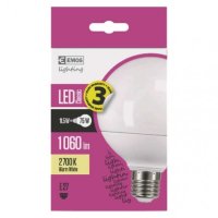LED žárovka Classic 11,5W(75W) 1060lm E27 WW globe Emos teplá bílá