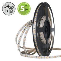 LED pásek SMD2835 CW, 120LED/m, 9,6W/m, DC 12V, 840lm/m, CRI90, IP20, 8mm, 5m