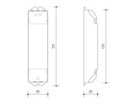 REPEATER CV pro svítidla napájená, 12V DC / 24V DC PANLUX PN78000605