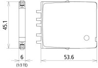 Kombinovaný svodič - modul pro 2 vodiče BLITZDUCTORconnect stavový terčík