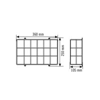 EsyLux EN10017971 Ochranný koš pro svítidla SLF 30 BASKET GUARD WALL