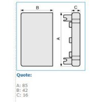 LAN 80x40 W 02242 LAN 80x40 W TERMINALE IBOCO B02242