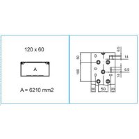 TA-N 120X60 W 01862 Podparapetní přístrojový kanál, 120x60 - bílá IBOCO B01862