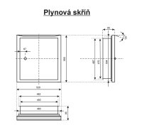 Plynová skříň-leštěná