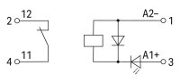 2042-3064 Reléový modul 24 V DC