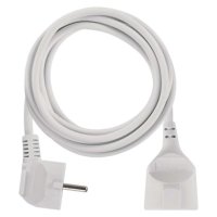 Prodlužovací kabel 3 m/1 zásuvka/bílý/PVC 1mm2 EMOS P0123