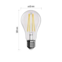 LED žárovka Filament A60 E27 7,8W (75W) 1060 lm teplá bílá EMOS ZF5150