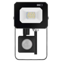 LED reflektor SIMPO s pohybovým čidlem, 10 W, černý, neutrální bílá EMOS ZS2313