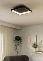 Nástěnné/stropní svítidlo LORETELLO LED 350X350 černá/bílá 12W IP20 EGLO 901252