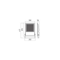 XFIELD Proiector 150W 100-277V AC 3000K